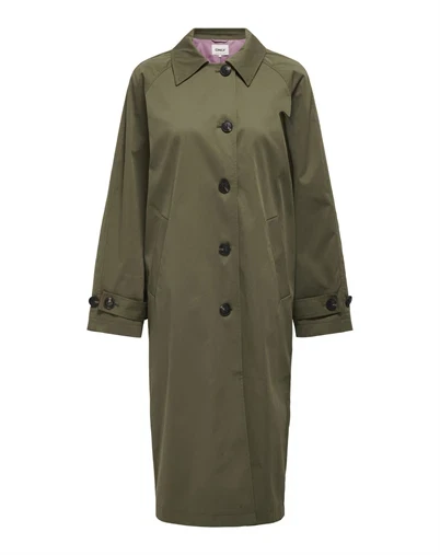 Only - ONLEja Orchid Button Life Jakke - Stone Gray 